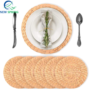 Water Hyacith Non-slip Insulated <b>Tablecloth</b> Natural Material Tough and Suitable High Quality <b>Table</b> Mat - Product Image 3