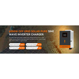 อินเวอร์เตอร์ออลอินวัน 6KW 48V 110/240Vac แบบแยกเฟส - Product Image 1