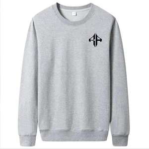 Sudadera informal de invierno con cuello redondo para hombre de la mejor calidad, tu propio logotipo, patrón sólido, 100% algodón, forro polar de secado rápido, servicio ODM - Product Image 6