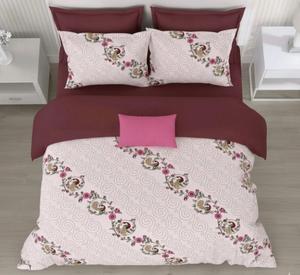 Ensemble de draps plats King Size imperméables 500TC écologiques 100% coton biologique pour les lits de maison, d'hôtel et d'hôpital - Product Image 1