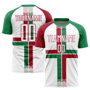 Maillots de football les plus vendus, uniformes de football personnalisés, respirants, séchage rapide, légers, 100% polyester, personnalisables pour équipe, grandes tailles - Product Image 3