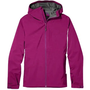 Veste de pluie légère et imperméable avec capuche pour femme, vêtement d'extérieur décontracté - Product Image 3