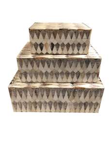 Caja de joyería de regalo de boda con incrustaciones de hueso, caja de incrustaciones de regalo de aniversario, almacenamiento de joyería elegante, caja de decoración funcional decorativa para el hogar - Product Image 6