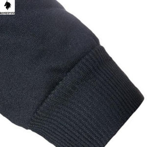 เสื้อมีฮู้ดแบบสวมหัวของผู้ชายผ้าฝ้ายโพลีเอสเตอร์ผ้า100% สีทึบดีไซน์ตามสั่ง - Product Image 5