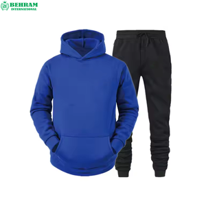 Conjunto de Sudadera con Capucha y Pantalones Deportivos de Algodón 100% de Alta Calidad, y Conjuntos Deportivos Personalizados con Logotipo para Gimnasio al por Mayor - Product Image 4