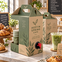 Distributeur de boissons personnalisé AT PACK avec robinet, boîte de transport portable pour cafés, traiteurs et événements