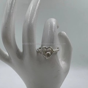 Meilleur prix des femmes complexes argent Cluster anneaux Style ethnique à la mode mariage et fiançailles/anniversaire bijoux - Product Image 1