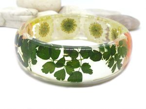 TITLES Fine Jewelry Bracelets et bracelets fins Bracelets à chaîne et à maillons Résine acrylique Fleur Bracelet Bracelet Bijoux - Product Image 4