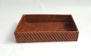 ที่ใส่ทิชชู่หวายทรงสี่เหลี่ยมผืนผ้าเป็นมิตรกับสิ่งแวดล้อมถาดเสิร์ฟสำหรับบ้านและห้องครัวของใช้ในครัวเรือนในเวียดนาม - Product Image 4