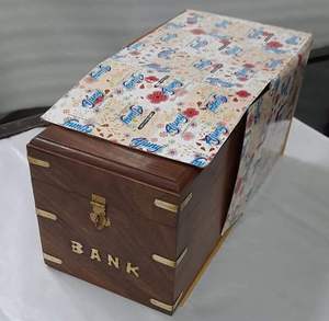 กระปุกออมสินทำจากไม้ & กระปุกออมสินสำหรับเด็กกระปุกออมสินพร้อมล็อคกล่องเก็บเงินสำหรับเด็ก - Product Image 5