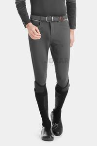 Pantalones de equitación para hombre con tejido elástico transpirable ajustado atlético y costuras reforzadas de la mejor calidad - Product Image 2