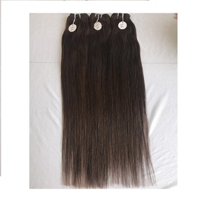 Extensions brutes de qualité supérieure de 28 '', 100% humains, vison cambodgien, temple indien, vierge, droite, 12 donneurs uniques, couleur du vendeur indien - Product Image 1