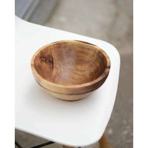 Suministros para Restaurantes, Tazón para Sopa, Plato para Servir Alimentos, Tazones de Madera Pulida, Tazón Grande de Acacia para Frutas y Pasta, Impresión de Logotipo Personalizado - Product Image 3