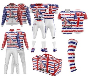 2025 Ropa de entrenamiento de fútbol americano Diseño personalizado Uniforme al por mayor con sublimación Precio competitivo - Product Image 1