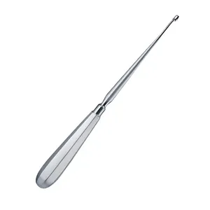 Curette orthopédique manuelle en acier, durable, à extrémité courbée, instrument chirurgical très demandé - Product Image 6