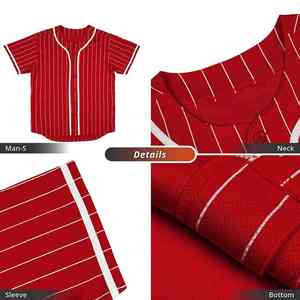 Camiseta de Béisbol Personalizada 100% Poliéster de Secado Rápido y Tejido Transpirable Diseñada para Deportes, Comodidad en Entrenamientos, Juegos y Ropa Urbana - Product Image 3