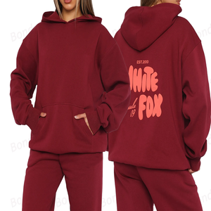 2023 Women <b>Clothes</b> Custom Sweatsuit Tracksuit Set Ladies Fleece Jogger Sets 2024 Women's Clothing Tracksuits for Women - Product Image 1