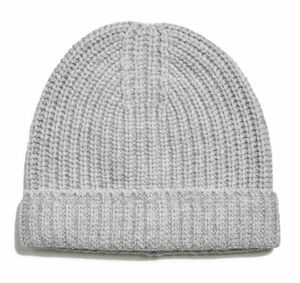 Gorro de punto de lana de invierno Unisex, gorro suave y cálido de alta calidad, gorros lisos de punto con Cable para hombres, bebés, bordado deportivo a mano - Product Image 1