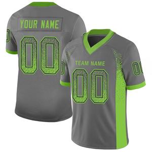 Uniforme de fútbol americano de manga corta personalizado para hombres y mujeres, nombre de equipo personalizado y estilo de conjunto de números - Product Image 1