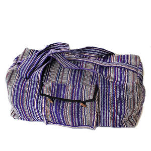 Sac de voyage en coton imprimé magnifiquement conçu avec une capacité de 15 L, des poches et une fermeture à glissière, utilisé pour les voyages - Product Image 5