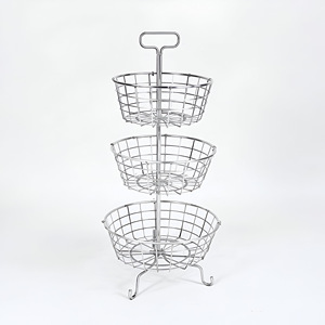 ชั้นวางเครื่องเทศลวดทอง2ชั้นสไตล์วินเทจสำหรับจัดเก็บและตู้โชว์ที่หรูหราเหมาะสำหรับการตกแต่งบ้านและการจัดระเบียบ - Product Image 3