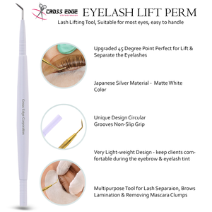 Herramienta Profesional para Lifting de Pestañas, Separador de Extensiones de Pestañas, Punta Fina de Acero Inoxidable, Herramienta Duradera para Salón de Belleza y Pestañas - Product Image 3