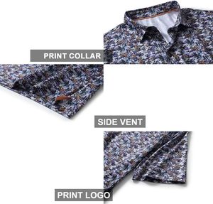 Prix d'usine OEM, chemises décontractées pour hommes de haute qualité, style golf, tricotées, séchage rapide, respirantes, broderie, personnalisables en gros - Product Image 4