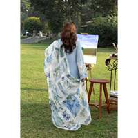 Ensemble de vêtements pour femmes ELAF, 3 pièces, respirant, 100% coton, chemise en tissu lawn brodée à la main, imprimée, dupatta en mousseline de soie, pantalon, ensemble BIC-4806