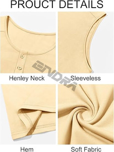 Haute qualité lourd lavage Cropp gilet personnalisé recadrée Boxy Fit sans manches débardeur t-shirts - Product Image 5
