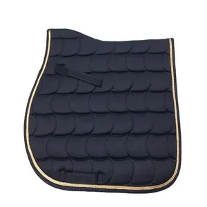 Almohadilla de sillín de caballo con forro de algodón de gofres altos y elegantes, gofres suaves multiusos, grandes colores, casa de equitación equina personalizada - Product Image 1
