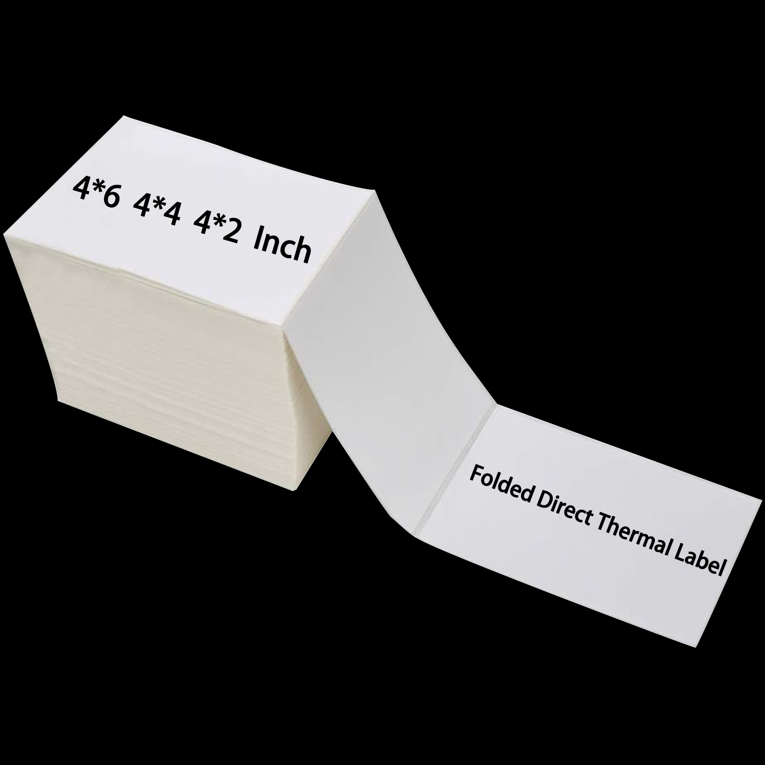Bulk Wholesale Self-Adhesive Thermal Paper Label Roll for Waybill Stickers 100*150 100*100mm 1000pcs/Roll