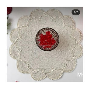 Chemins de table design Chemins de table brodés pour hôtels Chemin de table pour décoration de fête de mariage Gourou personnalisé de luxe Export Kirpa - Product Image 2