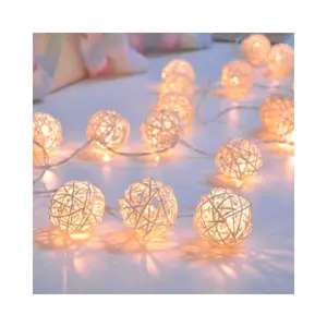 Sale in Bulk for Supplier - Rattan Ball Light Christmas Ornaments Custom Christmas Decoration With Competitive Price From 99 GD