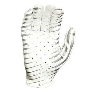 Gants de football américain en cuir PU antidérapant, design personnalisé, respirants, poignées de main, gants de receveur standard et prix de gros - Product Image 2