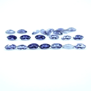 Iolite ธรรมชาติเหลี่ยมเพชรพลอยรูปร่างอัญมณีขนาดสอบเทียบ - Product Image 3