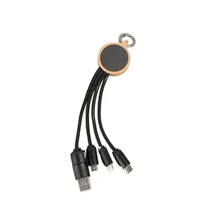 Portachiavi con Cavo di Ricarica USB Personalizzato Alsafi, Gadget Promozionali - Product Image 1