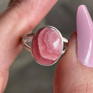 Anillo de piedras preciosas de Rodocrosita para mujer, anillo de compromiso para moda, suministro de joyería de boda de Plata de Ley 925, Manauafacaters - Product Image 3