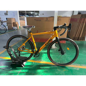 ACHETER DROIT Léger 700Cx38C L-TWOO à bords jaunes Racing Gravel Road Bike 11 vitesses Frein à disque hydraulique Module élevé - Product Image 1