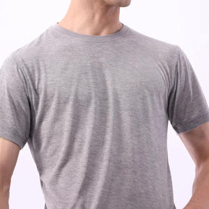 เสื้อยืดผ้าคอตตอนโพลีเอสเตอร์สำหรับผู้ชายเสื้อยืดแฟชั่นทันสมัยออกแบบโลโก้ได้ตามต้องการ - Product Image 2