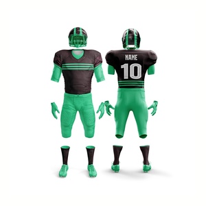 Maillot de football américain unisexe en gros, personnalisé, grande taille, respirant, séchage rapide, en Spandex/Polyester, uniforme de sport pour adultes - Product Image 1