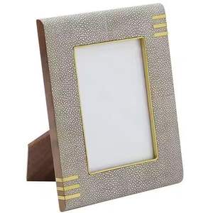 Hot Selling Bone Terrazzo <b>Resin</b> Photo Frame Personalized Home Craft Pictures Display Customized Logo Decor for Your Home - Product Image 4