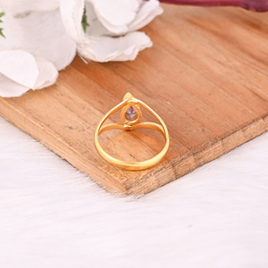 Women's Designer <b>Ring</b> Solid 925 Sterling <b>Silver</b> Yellow Gold Plated Fluorite Gemstone <b>Ring</b> <b>Statement</b> Jewelry Gift For Casual - Product Image 3