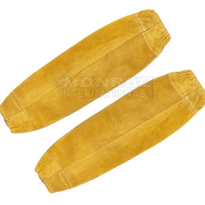 ปลอกแขนเชื่อมหนังวัวพรีเมี่ยม, อุปกรณ์ด้านความปลอดภัยปลอกแขนสำหรับงานเชื่อมหนังป้องกันไฟ - Product Image 5