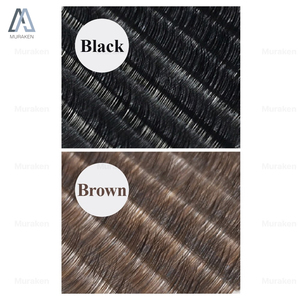 Cils à bande complète en faux vison brun - Product Image 3