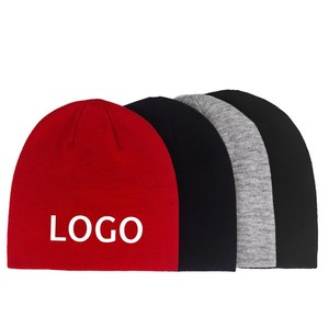 Chapeau beanie ajustable en tricot jacquard 100% laine, respirant, imperméable, chaud pour l'hiver, style streetwear, motif uni, personnalisable - Product Image 5