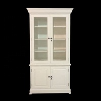 Armoire provinciale française vitrine de Style européen reproduction antique bibliothèque en bois meubles de maison armoire de salon