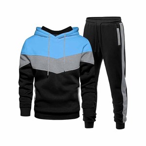 Ensemble de survêtement pour homme, 2 pièces, sweat-shirt à capuche et jogging décontractés - Product Image 5