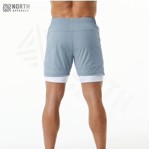 Pantalones Cortos Deportivos Casuales para Hombre, de Secado Rápido, con Cordón, para Entrenamiento, Correr, Gimnasio, con Bolsillos, Pantalones Cortos de Verano - Product Image 4