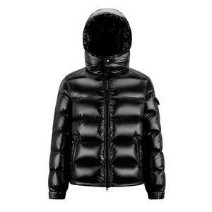 ATLANTIC invierno hombres impermeable Reversible Puffer chaqueta cortavientos cremallera capucha ODM/OEM suministro bordado Decoración - Product Image 2