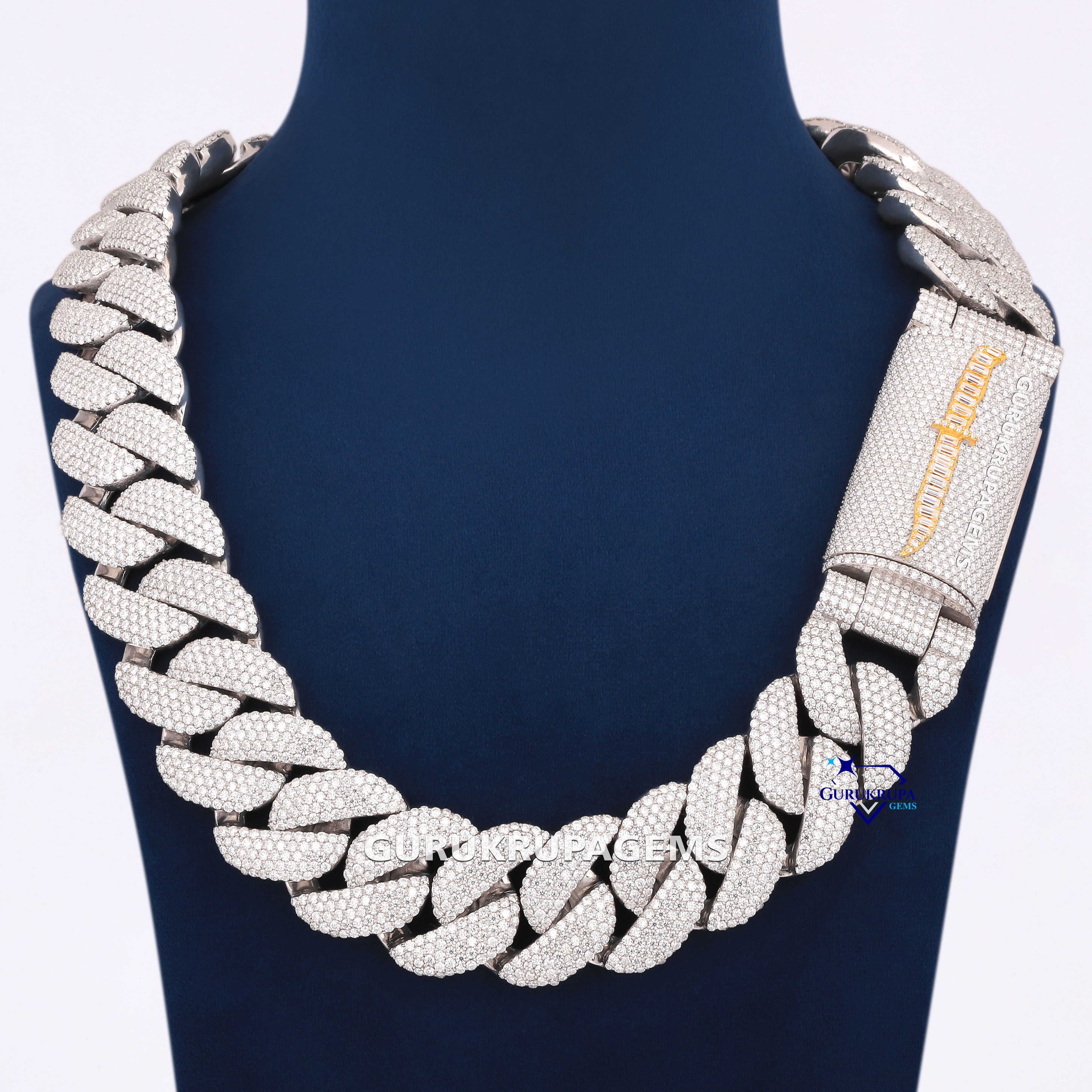 real men big cuban chain